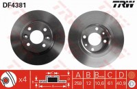 TRW DF4381 - фото